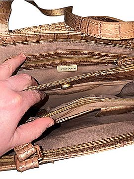 Liz Claiborne Croc-Embossed Shoulder Bag Shoulder Bag (view 2)