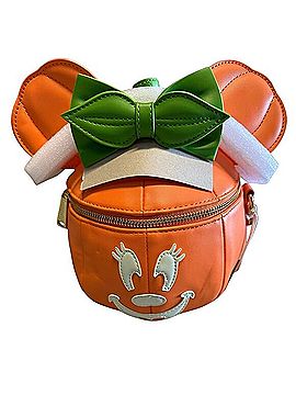 Loungefly Disney Minnie Mouse Pumpkin Crossbody Bag Crossbody Bag (view 1)