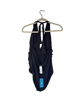 Cupshe Sleek Black Halter One-Piece Swimsuit ASL0103AA One Piece Swimsuit (view 2)