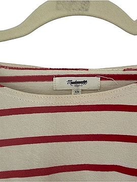 Madewell Striped 'BEACH' logo Short Sleeve Tee T-Shirt (view 2)