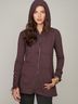 Free People 2007 VTG Purple Lace-Up Corset Cuff &amp; Back Zip Up Hoodie Sweater Coat Boho Whimsigoth Indie Sleaze Jacket - photo 3