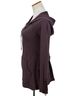 Free People 2007 VTG Purple Lace-Up Corset Cuff &amp; Back Zip Up Hoodie Sweater Coat Boho Whimsigoth Indie Sleaze Jacket - photo 15