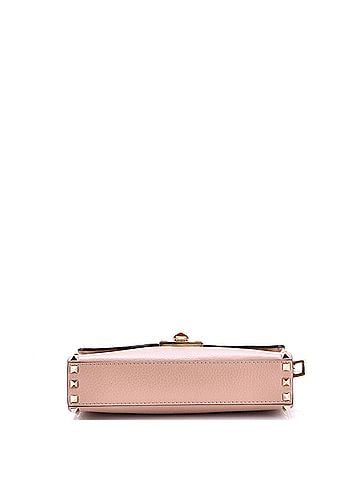 Valentino Garavani Rockstud Flip Lock Flap Bag Leather Medium (view 2)