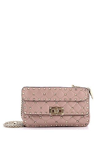 Valentino Garavani Rockstud Spike Flap Bag Quilted Leather Small (view 1)