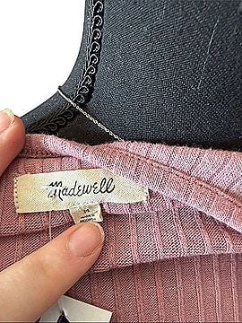 Madewell Ribbed Wrap Top Long Sleeve T-Shirt (view 2)