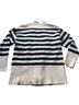 Magaschoni Stripes Multi Color Cardigan Size M - photo 5
