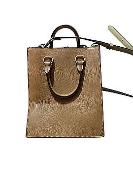 Coach Coach Dylan Tote With Varsity in light saddle leather Leather Tote (view 2)