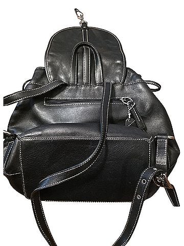 Coach Legacy Studio Drawstring Backpack Leather Backpack (view 2)
