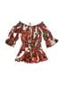 Coach 100% Cotton Floral Multi Color Blouse Size 8 - photo 1