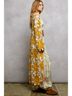 Pol 100% Polyester Floral Multi Color White Yellow Cardigan One size - photo 3