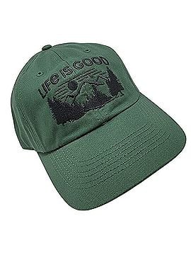 Life Is Good Baseball Cap Embroidered Mountain Scene Ridgeline Baseball Cap (view 1)
