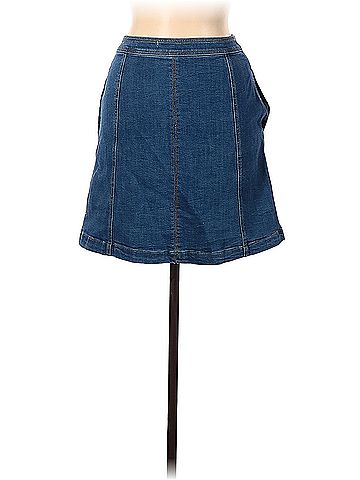 Pilcro and the Letterpress Pilcro And The Letterpress Denim Skirt (view 2)