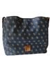 Dooney & Bourke Print Blue Leather Hobo One size - photo 1