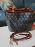 Dooney & Bourke Print Blue Leather Hobo One size - photo 5