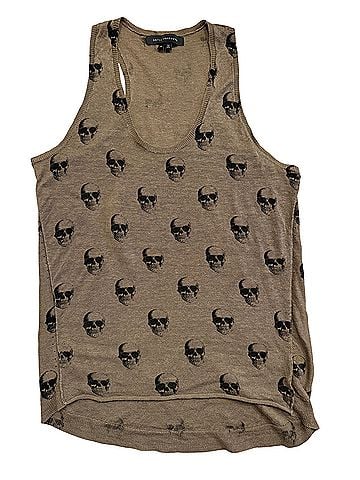 Skull Cashmere Tank Top (view 1)
