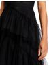 BCBGMAXAZRIA Black Layered Tulle Evening Gown Cocktail Dress - photo 11