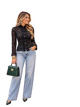 Made in Heaven Long Sleeve Blouse (view 1)