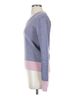 Marc Jacobs 100% Wool Solid Blue Pink Pullover Sweater Size S - photo 5