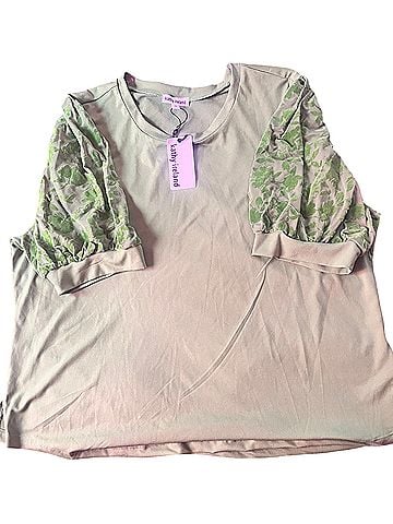 Kathy Ireland Kathy Ireland Short Sleeve Blouse (view 1)