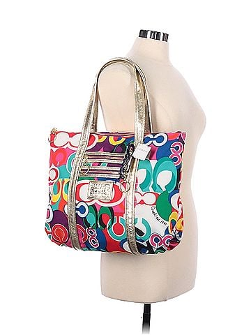 Coach Heart Poppy Coach Heart Poppy Tote (view 2)
