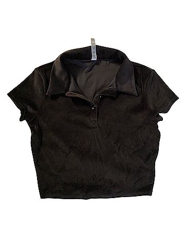 Alo Short Sleeve Button-Down Shirt (view 2)