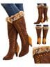 bijou Brown Boots Size 6 1/2 - photo 1