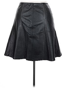 Metrostyle Metrostyle Leather Skirt (view 2)