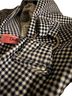 Dolly Custom Luxurysilk Western Gingham Flare Pants Silk Pants - photo 2