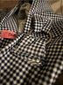 Dolly Custom Luxurysilk Western Gingham Flare Pants Silk Pants - photo 4