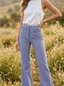 Dolly Custom Luxurysilk Western Gingham Flare Pants Silk Pants - photo 8