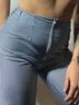 Dolly Custom Luxurysilk Western Gingham Flare Pants Silk Pants - photo 7
