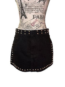 Missguided Denim Skirt (view 1)