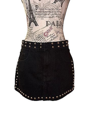 Missguided Denim Skirt (view 1)