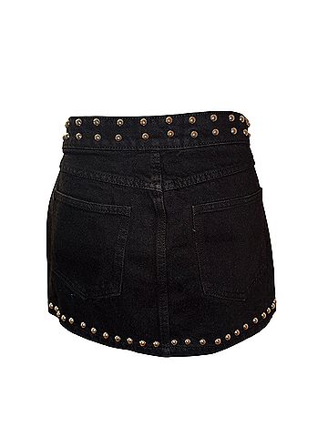 Missguided Denim Skirt (view 2)