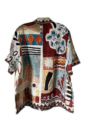 ALEMAIS Short Sleeve Button-Down Shirt (view 2)
