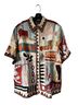 ALEMAIS Short Sleeve Button-Down Shirt Size 6 - photo 1