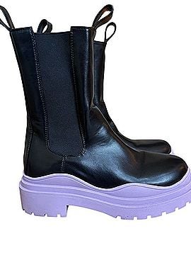 Azalea Wang Ghosted Flatform Chelsea Boot Boots (view 1)