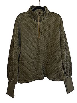 Sweaty Betty Pace Jacquard Running Half Zip Sweatshirt (view 1)