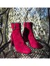 Napoleoni Red Ankle Boots Size EU 37 - photo 6