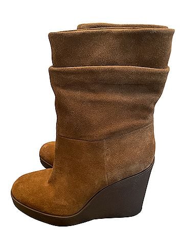 Jessica Simpson Mynette Genuine Suede Wedges (view 1)
