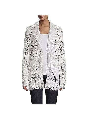 Elie Tahari Wendy Floral Lace Jacket Blazer (view 1)