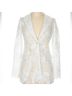 Elie Tahari Wendy Floral Lace Jacket Blazer - photo 7