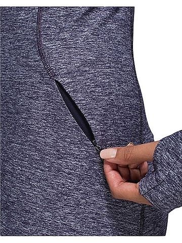 Lululemon Athletica Race Your Pace Cuffin Half Zip Pullover Jacket (view 2)