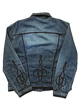 Chico's vintage heritage classic embroidered Denim Jacket (view 2)