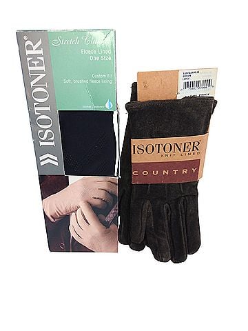 Isotoner Faux Suede &amp; Driving Gloves (view 1)