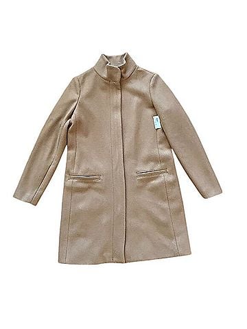Old Navy Soft Brushed Zipper Coat Coat (view 1)