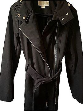 Michael Kors Asymmetrical Zip Trench Coat Trenchcoat (view 2)