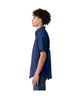 Pro Edge 100% Polyester Blue Short Sleeve Button-Down Shirt Size S - photo 3