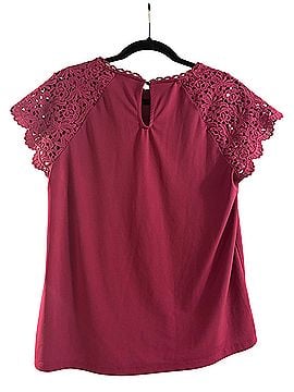 Cable & Gauge Short Sleeve Blouse (view 2)