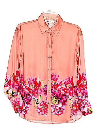 Catherine Malandrino Long Sleeve Button-Down Shirt (view 1)